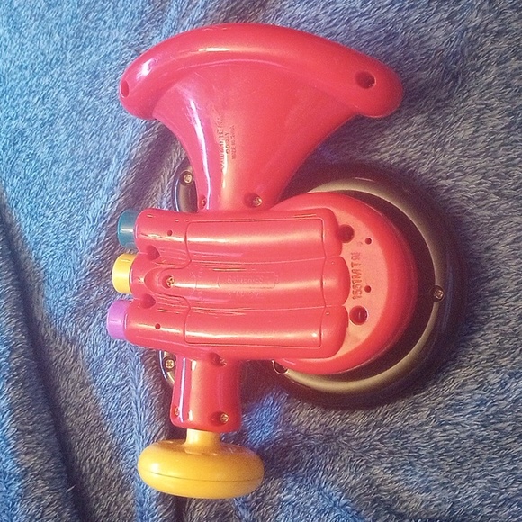 Vintage Disney Mattel Mickey Mouse Makin Music Trumpet, Lights, Sound, Working - Picture 3 of 3